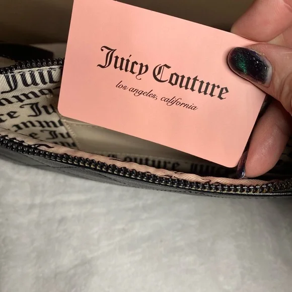 NWT Juicy Couture Wristlet Black - Picture 4 of 6